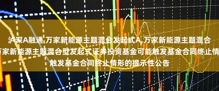 泸深A融通 万家新能源主题混合发起式A,万家新能源主题混合发起式C: 关于万家新能源主题混合型发起式证券投资基金可能触发基金合同终止情形的提示性公告