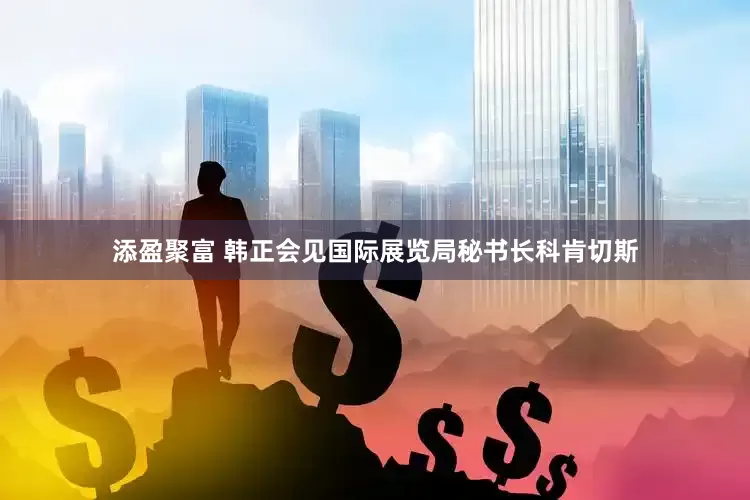 添盈聚富 韩正会见国际展览局秘书长科肯切斯